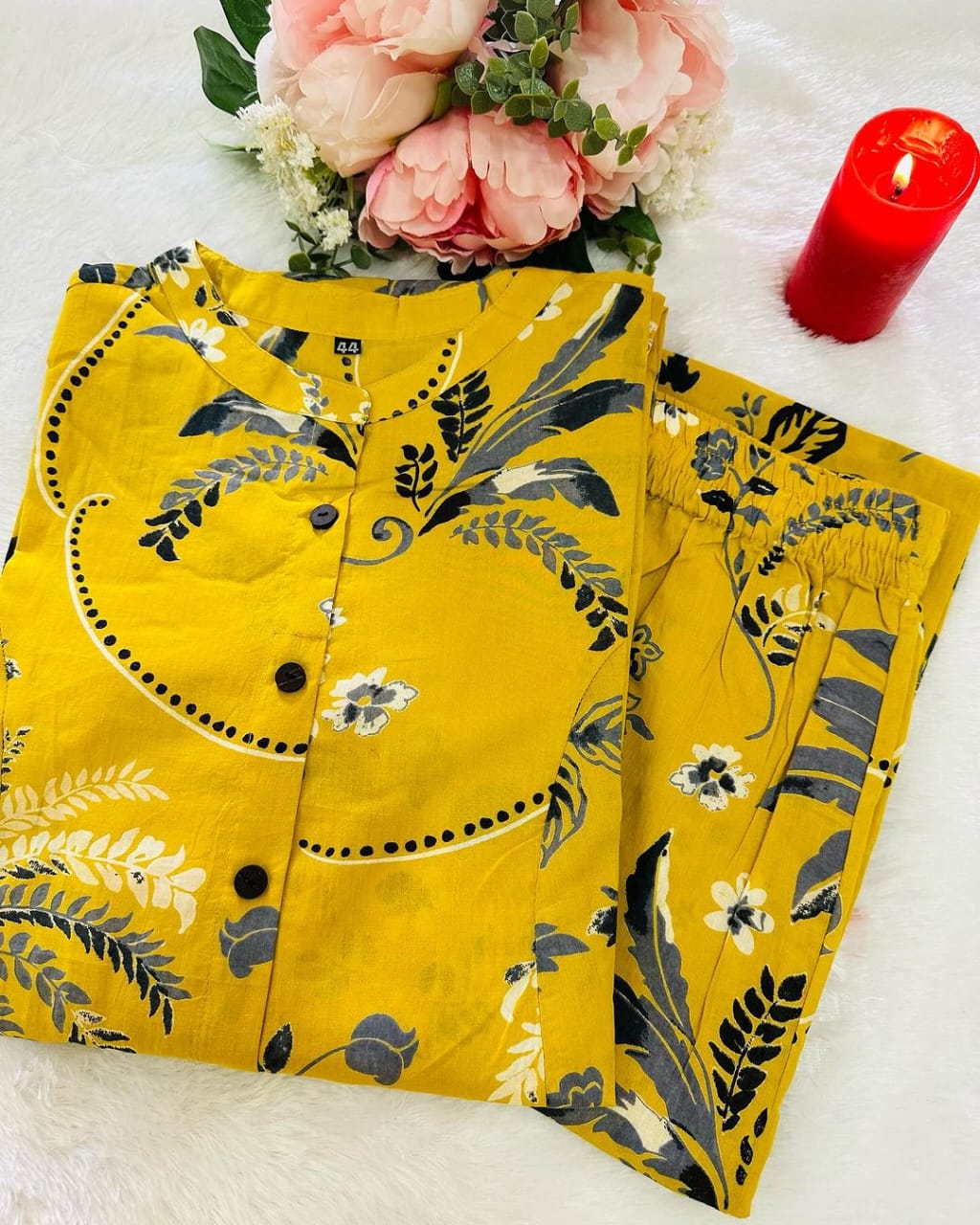 Summer Cotton Co-Ord Set For Women